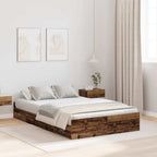 Cama con almacenamiento 120 x 190 cm Madera contrachapada