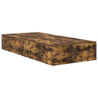 Cama con almacenamiento Roble ahumado 100 x 200 cm