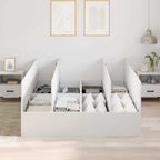 Cama con almacenamiento 160 x 200 cm Madera contrachapada