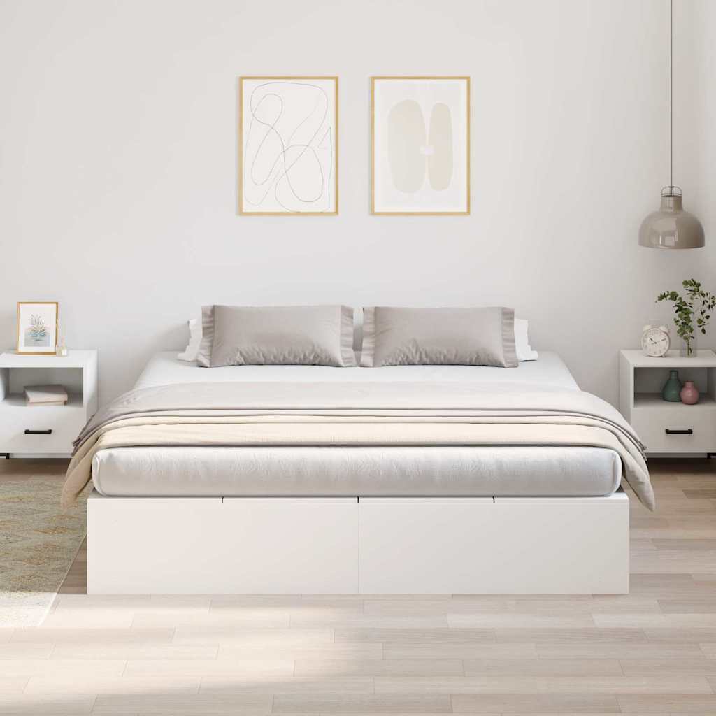 Cama con almacenamiento 180 x 200 cm Madera contrachapada