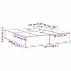 Cama con almacenamiento 180 x 200 cm Madera contrachapada