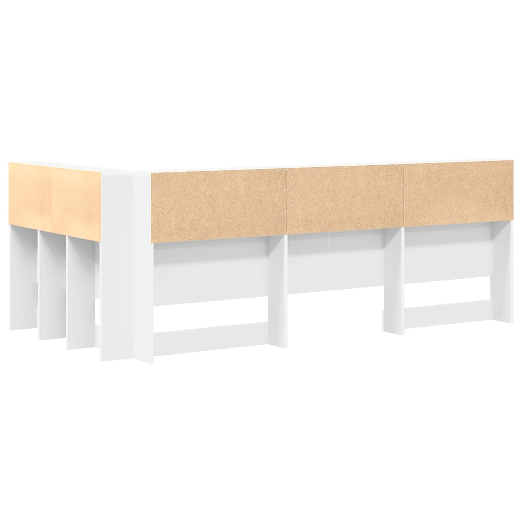 Cabecera de almacenamiento 100 cm Madera contrachapada