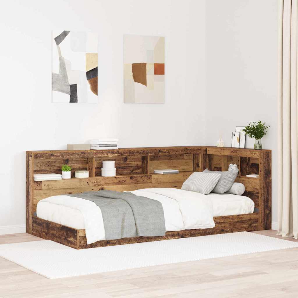Cabecera de almacenamiento 100 cm Madera contrachapada