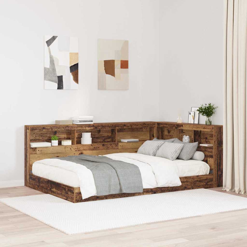 Cabecera de almacenamiento 100 cm Madera contrachapada