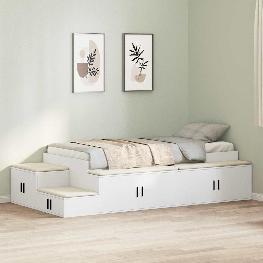 Cama con almacenamiento 75 cm Madera contrachapada