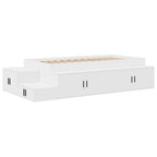 Cama con almacenamiento 75 cm Madera contrachapada