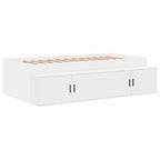 Cama con almacenamiento 75 cm Madera contrachapada