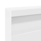 Cama con Estantería Blanco 135 x 190 cm Madera contrachapada