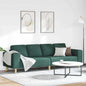 Living Room Sofa 3 pcs Cream Polyester
