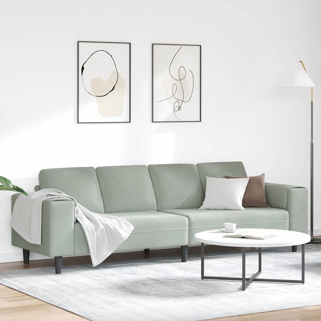 Sofá de sala 3 peças Azul 250 x 188 x 76 cm