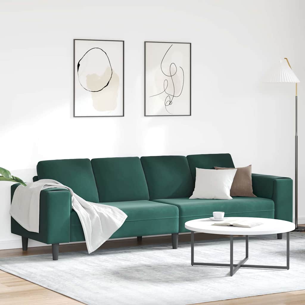 Sofá de sala 3 peças Azul 250 x 188 x 76 cm