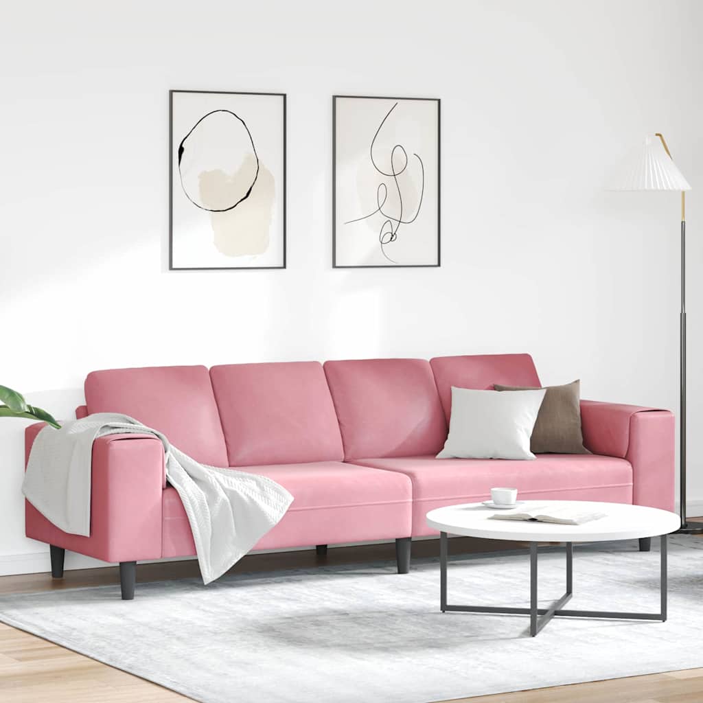 Sofá de sala 3 peças Azul 250 x 188 x 76 cm