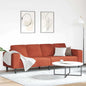 Sofá Amarelo Claro 250 x 188 x 76 cm Tecido Cotelê
