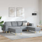 Living Room Sofa 3 pcs Cream Polyester
