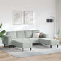 3-piece Living Room Sofa, Blue, 250 x 188 x 76 cm