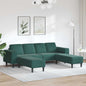 3-piece Living Room Sofa, Blue, 250 x 188 x 76 cm