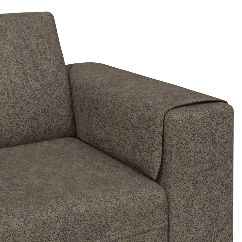 Sofá de sala 3 pcs Gris oscuro