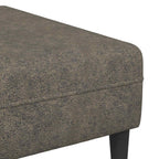 Sofá de sala 3 pcs Gris oscuro