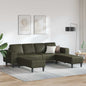 3-piece dark gray living room sofa set
