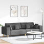 Sofá 3 peças Cinzento Nuvem 250 x 188 x 76 cm tecido