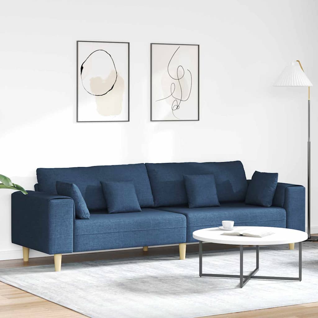 Sofá 3 peças Cinzento Nuvem 250 x 188 x 76 cm tecido
