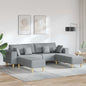 Sofá 3 peças Cinzento Nuvem 250 x 188 x 76 cm tecido