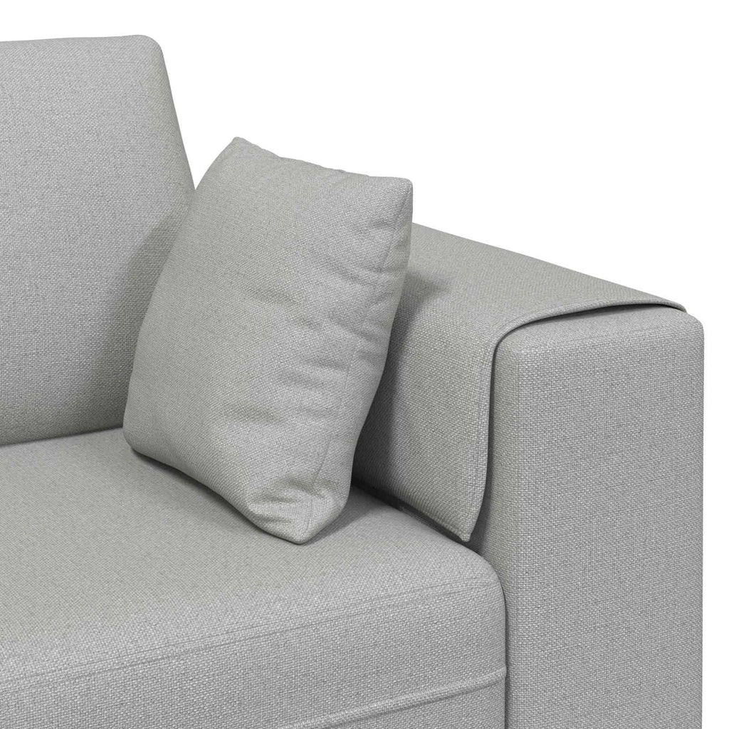 Sofá 3 pcs Gris Nube 250 x 188 x 76 cm tela