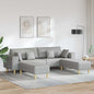Sofá 3 peças Cinzento Nuvem 250 x 188 x 76 cm tecido