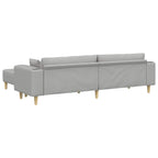 Sofá 3 pcs Gris Nube 250 x 188 x 76 cm tela