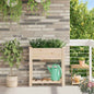 Vaso de Jardim com Prateleira Bege 115 x 59 x 76,5 cm