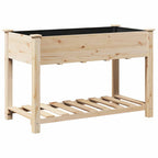 Macetero de Jardín con estante Beige 115 x 59 x 76,5 cm