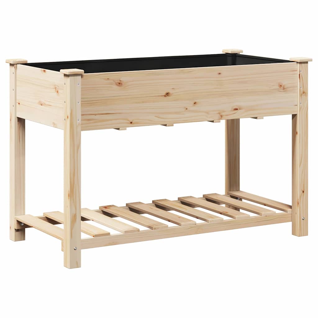 Macetero de Jardín con estante Beige 115 x 59 x 76,5 cm
