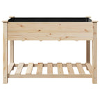 Macetero de Jardín con estante Beige 115 x 59 x 76,5 cm