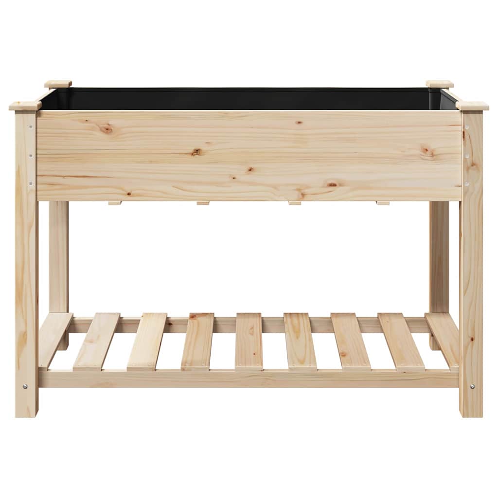 Macetero de Jardín con estante Beige 115 x 59 x 76,5 cm
