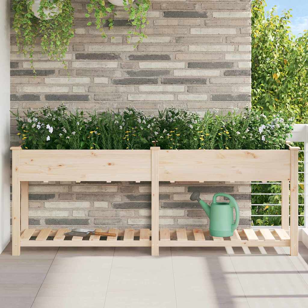 Vaso de Jardim com Prateleira Bege 115 x 59 x 76,5 cm