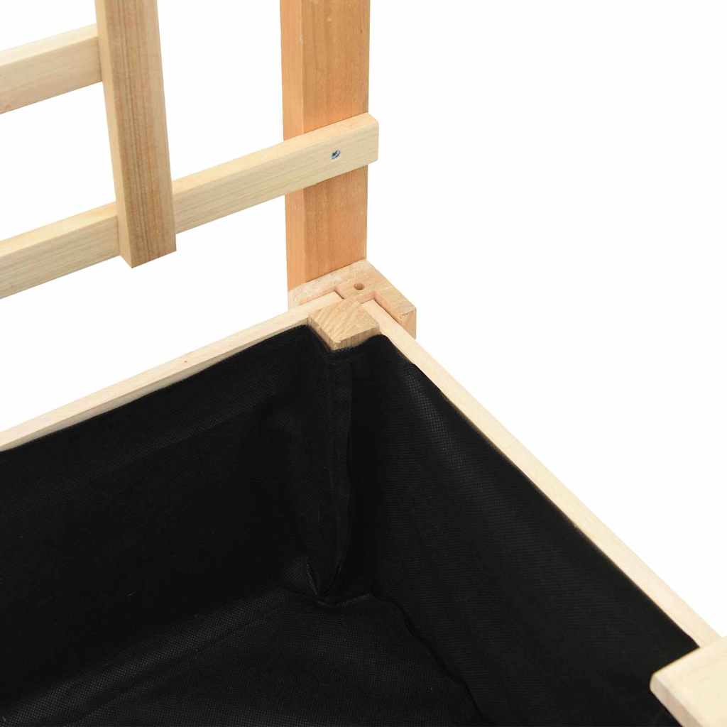 Macetero de Jardín Beige 71 x 38 x 152 cm Madera de Pino Sólido