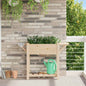 Vaso de jardim com prateleira Bege 111 x 37 x 76,5 cm