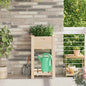 Vaso de jardim com prateleira Bege 45 x 45 x 76,5 cm