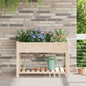 Floreira de Jardim com prateleira Bege 115 x 59 x 76,5 cm