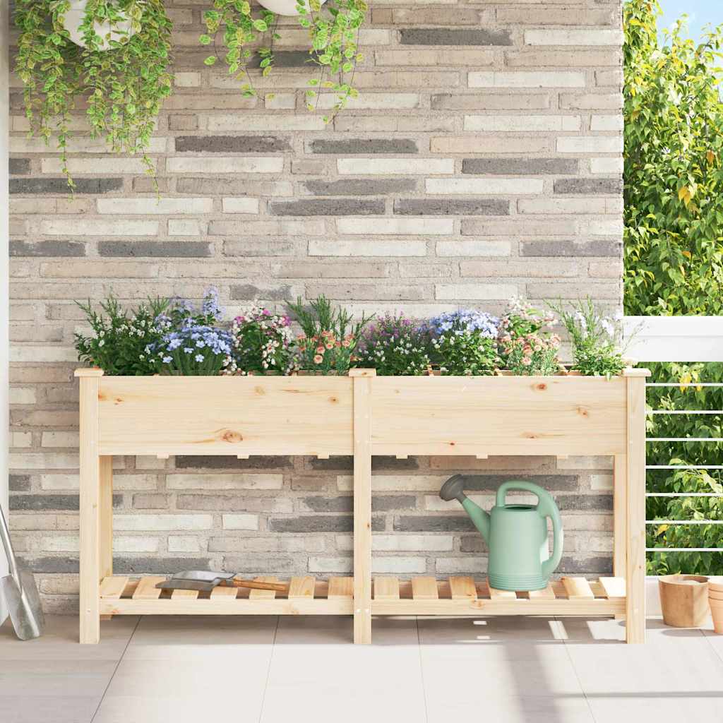 Floreira de Jardim com prateleira Bege 115 x 59 x 76,5 cm