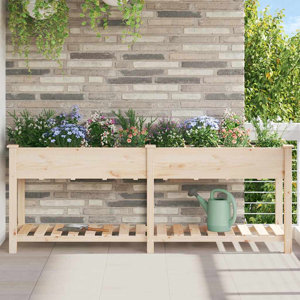 Floreira de Jardim com prateleira Bege 115 x 59 x 76,5 cm