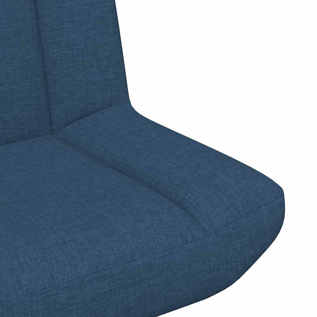 Silla giratoria Azul 63 x 75 x 76 cm tela