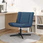 Cadeira giratória Azul 63 x 75 x 76 cm tecido