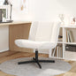 Silla giratoria Beige 63 x 75 x 76 cm Piel de oveja