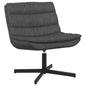 Silla giratoria Marrón 63 x 75 x 76 cm PU antiguo