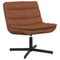 Silla giratoria Marrón 63 x 75 x 76 cm PU antiguo
