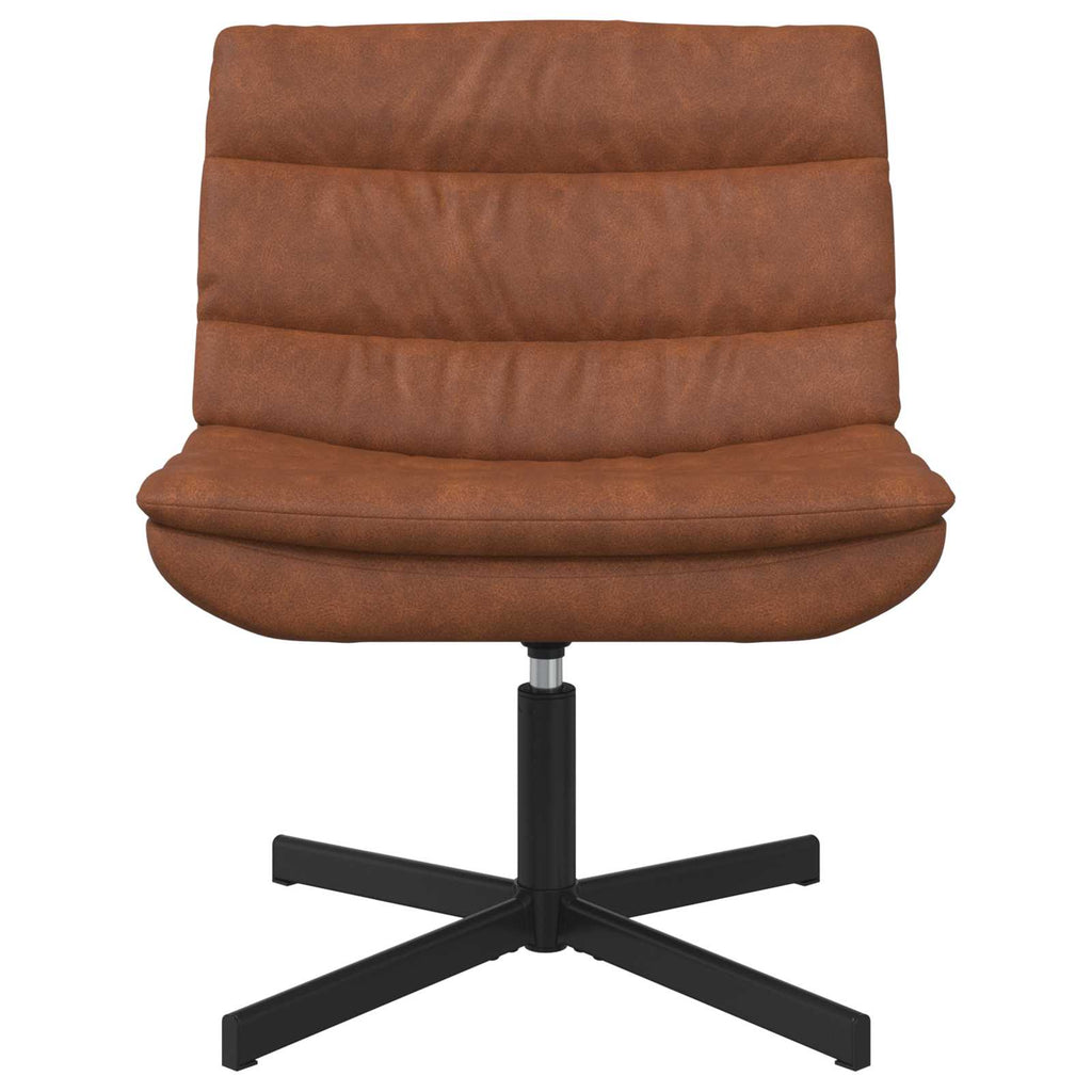 Silla giratoria Marrón 63 x 75 x 76 cm PU antiguo