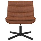 Silla giratoria Marrón 63 x 75 x 76 cm PU antiguo