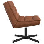 Silla giratoria Marrón 63 x 75 x 76 cm PU antiguo