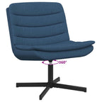 Silla giratoria Azul 63 x 75 x 76 cm tela
